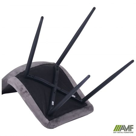 Фото 11 - Стул Cherry-X вельвет серый 