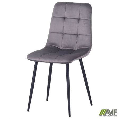 Фото 6 - Стул Cherry-X вельвет серый 