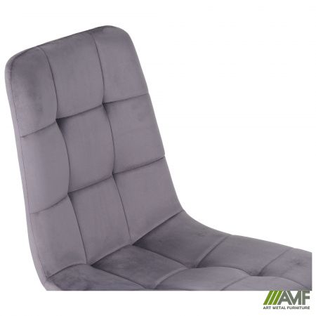 Фото 8 - Стул Cherry-X вельвет серый 