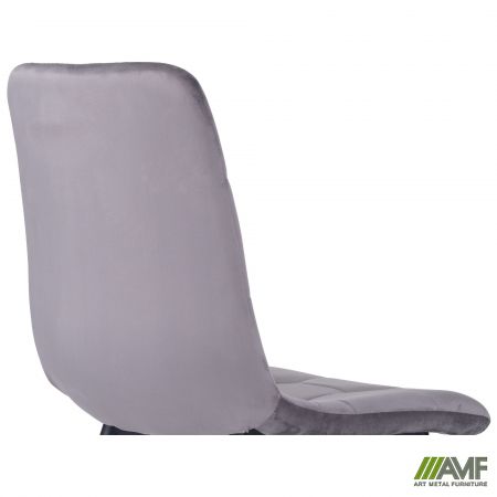 Фото 9 - Стул Cherry-X вельвет серый 