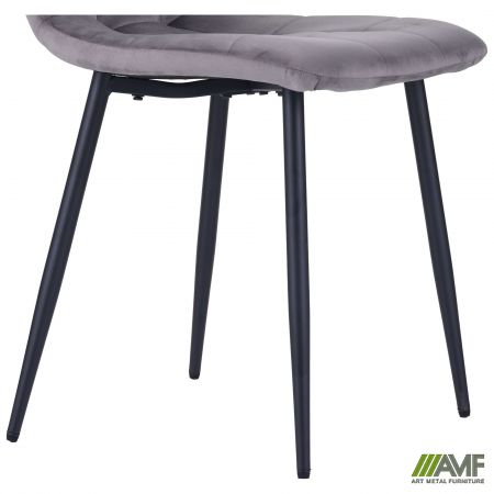 Фото 10 - Стул Cherry-X вельвет серый 