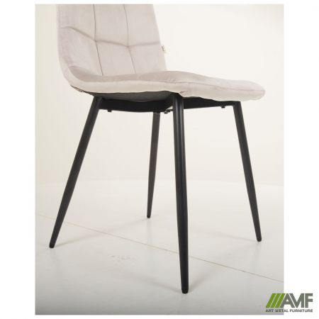 Фото 10 - Стул Cherry-X вельвет светло-серый 