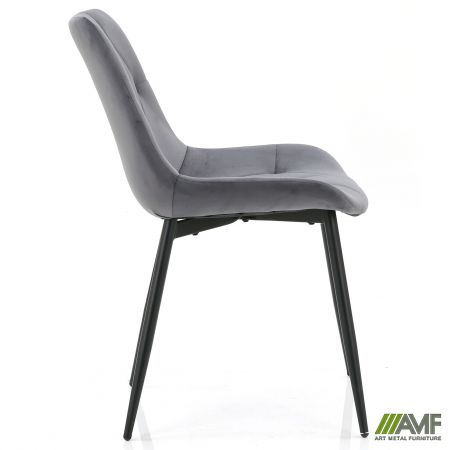 Фото 3 - Стул Justin вельвет темно-серый 