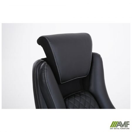 Фото 20 - Кресло руководителя Veratti  кожзам черный 