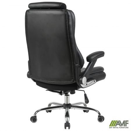 Фото 4 - Кресло руководителя Veratti  кожзам черный 