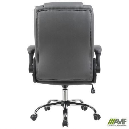 Фото 6 - Кресло руководителя Hank ткань серая 