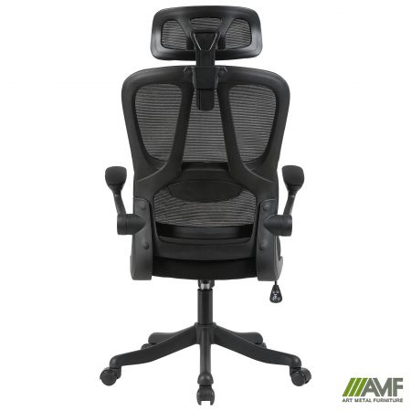 Фото 5 - Кресло Lens сетка черная 