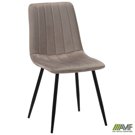 Фото 1 - Стул обеденный Indiana-D черный/velvet камел 