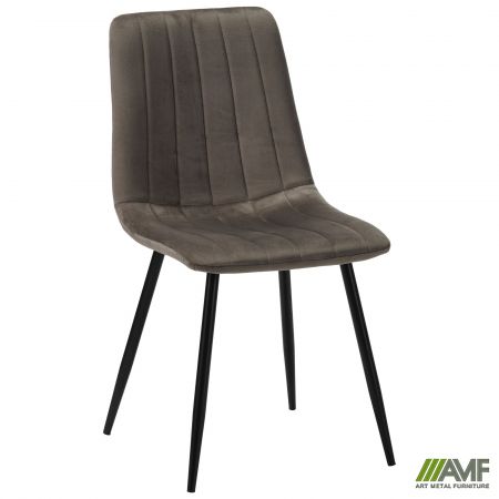 Фото 1 - Стул обеденный Indiana-D черный/velvet серый 