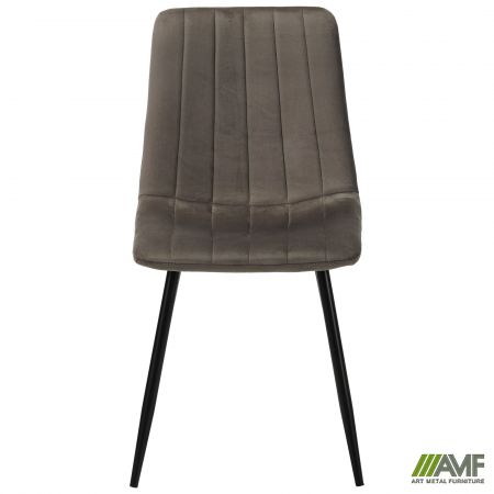 Фото 2 - Стул обеденный Indiana-D черный/velvet серый 