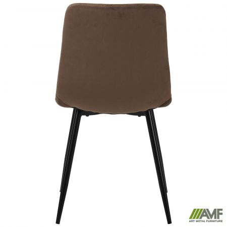 Фото 4 - Стул обеденный Indiana-D черный/velvet коричневый 