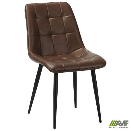 Фото 1 - Стул обеденный Arkansas-D черный/кожзам камел 