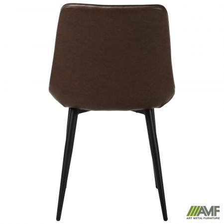 Фото 4 - Стул обеденный Arkansas-D черный/кожзам камел 