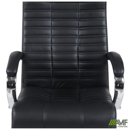 Фото 7 - Кресло руководителя Atlantis-X, механизм Anifix, кожзам черный 