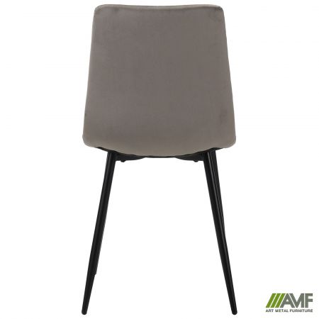 Фото 4 - Стул обеденный Nico черный/velvet темно-серый 