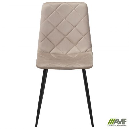 Фото 3 - Стул обеденный Jake черный/velvet камел 