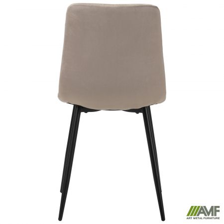 Фото 4 - Стул обеденный Jake черный/velvet камел 