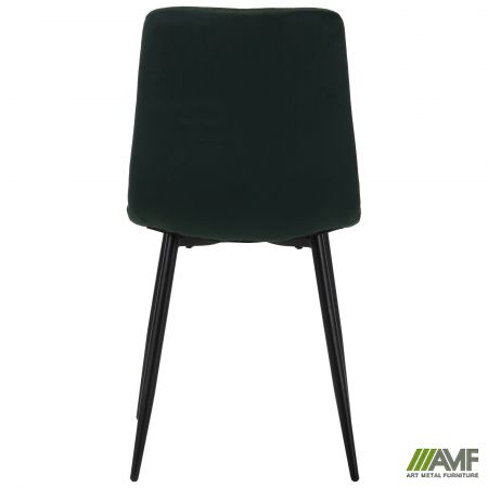 Фото 4 - Стул обеденный Jake черный/velvet темно-зеленый 