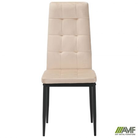 Фото 2 - Стул Hunter черный/вельвет бежевый 