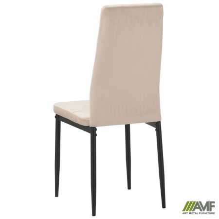 Фото 5 - Стул Hunter черный/вельвет бежевый 