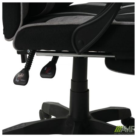 Фото 13 - Кресло геймерское VR Racer Textile Webster черный/серый 