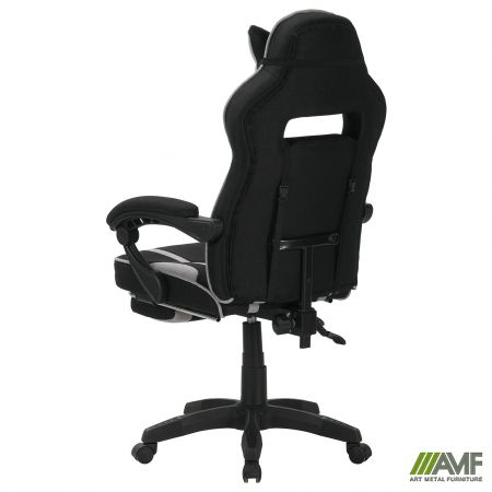 Фото 8 - Кресло геймерское VR Racer Textile Webster черный/серый 