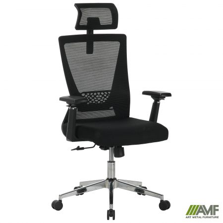 Фото 1 - Крісло Shelby сітка чорна 