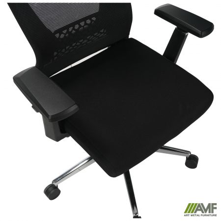 Фото 12 - Крісло Shelby сітка чорна 