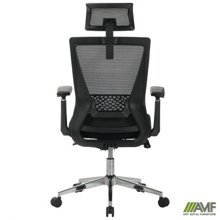 Фото 4 - Крісло Shelby сітка чорна 