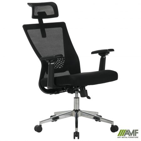 Фото 8 - Крісло Shelby сітка чорна 