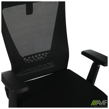 Фото 9 - Крісло Shelby сітка чорна 