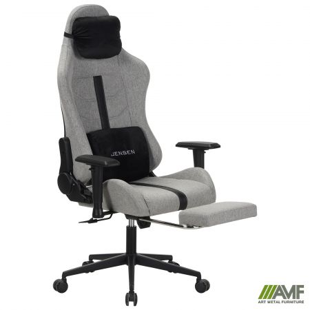 Фото 6 - Кресло VR Racer Textile Jensen темно-серый 