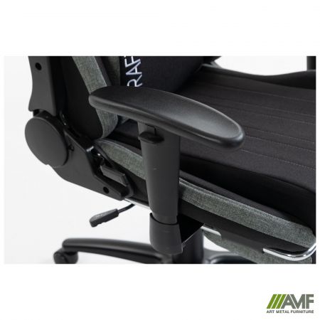 Фото 16 - Крісло VR Racer Textile Craft чорний/сірий 