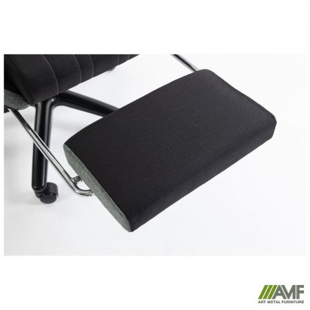 Фото 18 - Крісло VR Racer Textile Craft чорний/сірий 