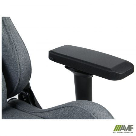Фото 10 - Кресло VR Racer Textile Maximus ткань серая/черный 