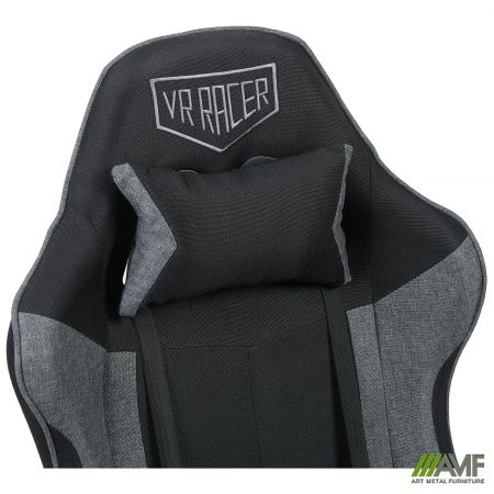 Фото 7 - Кресло геймерское VR Racer Textile Dyson черный-темно-серый 
