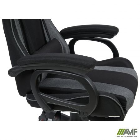 Фото 9 - Кресло геймерское VR Racer Textile Dyson черный-темно-серый 