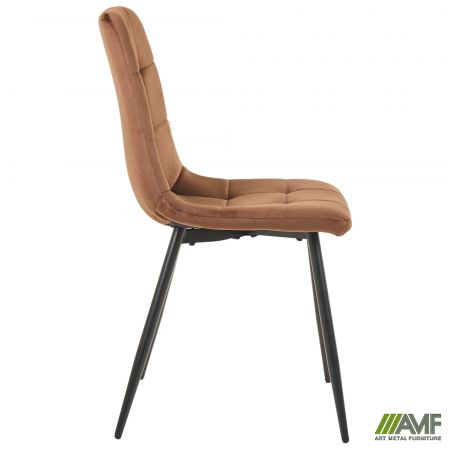 Фото 4 - Стул Cherry черный/вельвет бежевый 