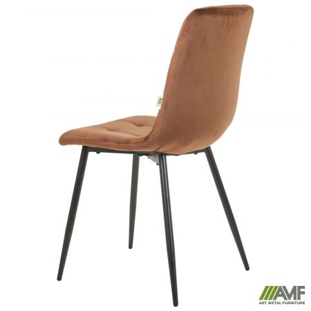 Фото 5 - Стул Cherry черный/вельвет бежевый 