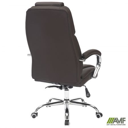 Фото 4 - Крісло конференційне Lester CF шкірозамінник чорний 