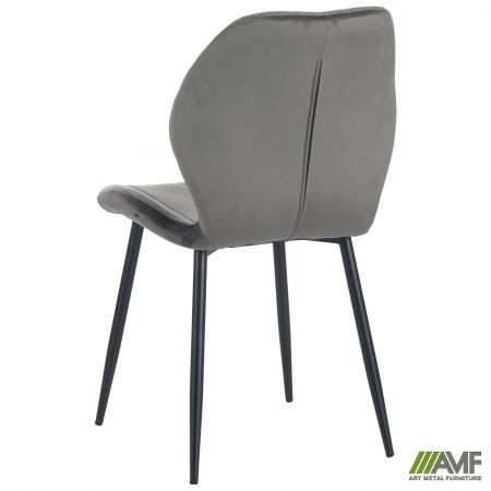 Фото 5 - Стул Astra черный/ вельвет светлый хаки 