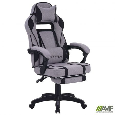 Фото 1 - Кресло геймерское VR Racer Textile Webster зеленый-черный 