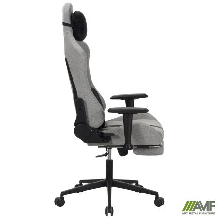 Фото 3 - Кресло VR Racer Textile Jensen черный-серый 