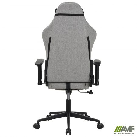 Фото 4 - Кресло VR Racer Textile Jensen черный-серый 