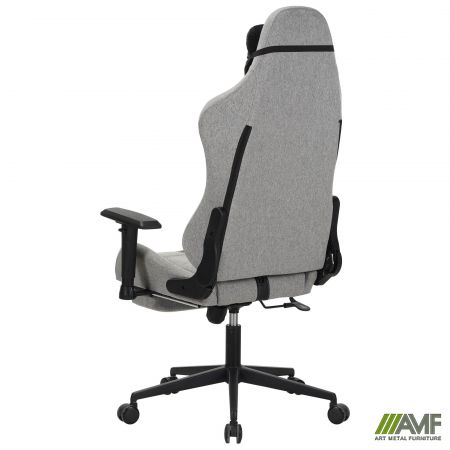 Фото 5 - Кресло VR Racer Textile Jensen черный-серый 