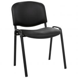 Стул Изо черный Кожзам черный 