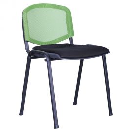 Стілець Призма Веб чорний сидіння Сітка чорна / спинка Сітка лайм 