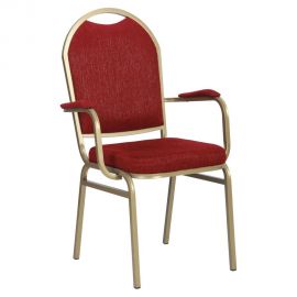 Стілець Банкетний Преміум з пiдлокiтниками, золото, Розана-105 