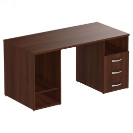 Стол тумбовый МГ-53 R (1500х720х750) орех темный 