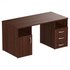 Стіл тумбовий МГ-530R (1500х720х750мм) горіх темний 